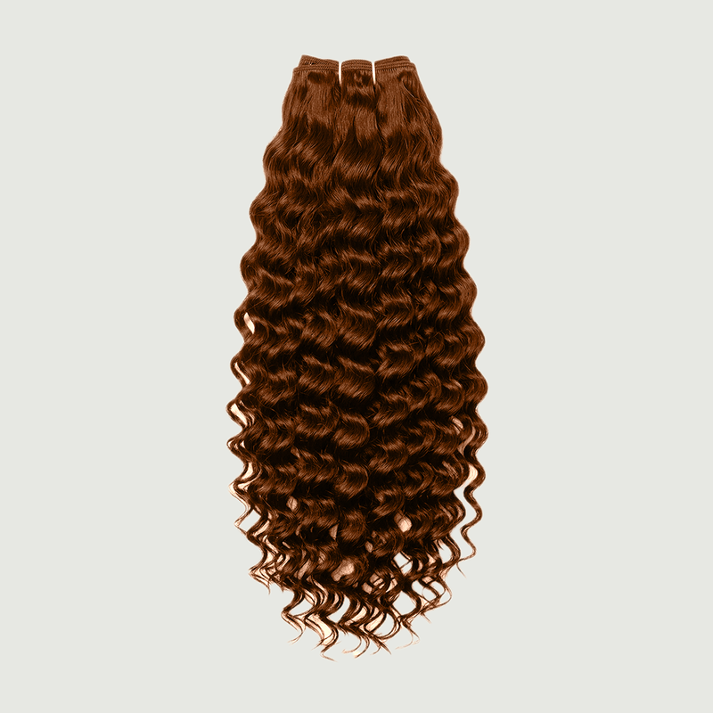 Weft - Water Wavy 32” Light Chestnut Brown (200g)