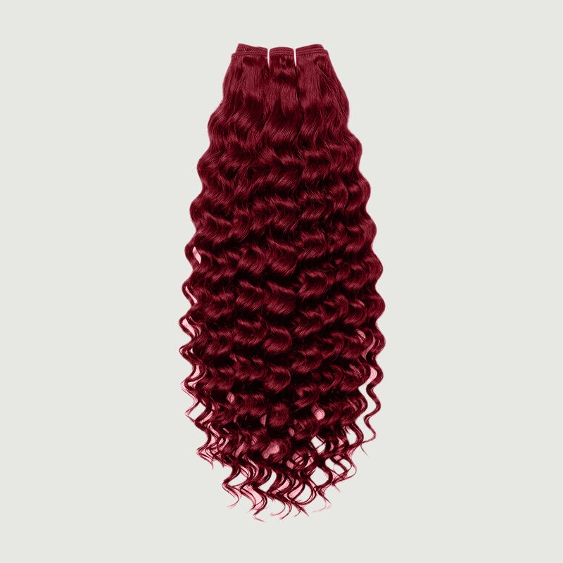 Weft - Water Wavy 24” Deep Red (150g)